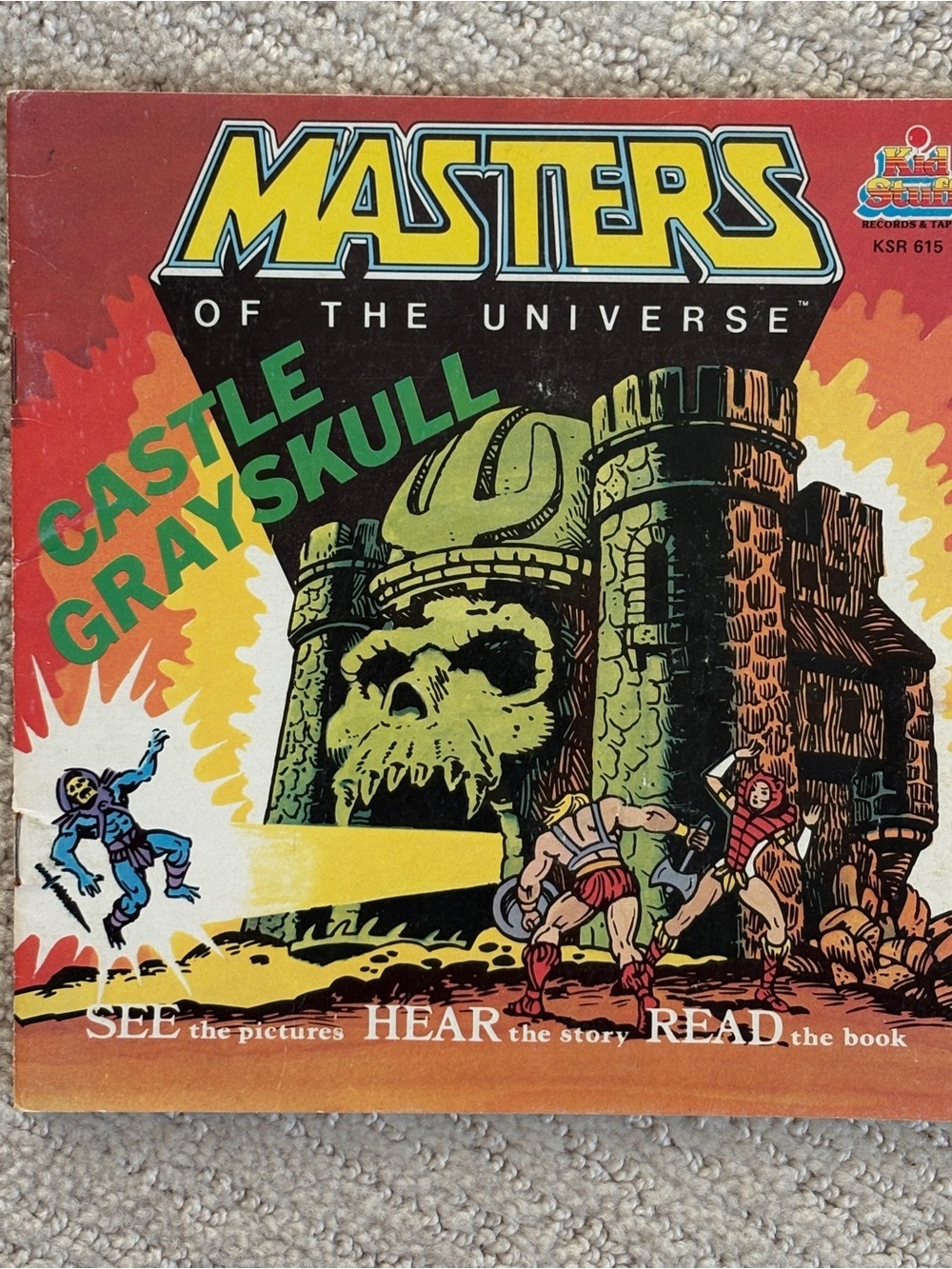 Masters of the Universe Castle Grayskull Book Only 1983 No Audio Vintage He-man